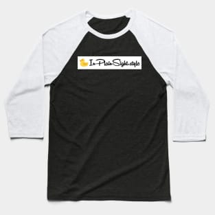 InPlainSight.style Logo Baseball T-Shirt